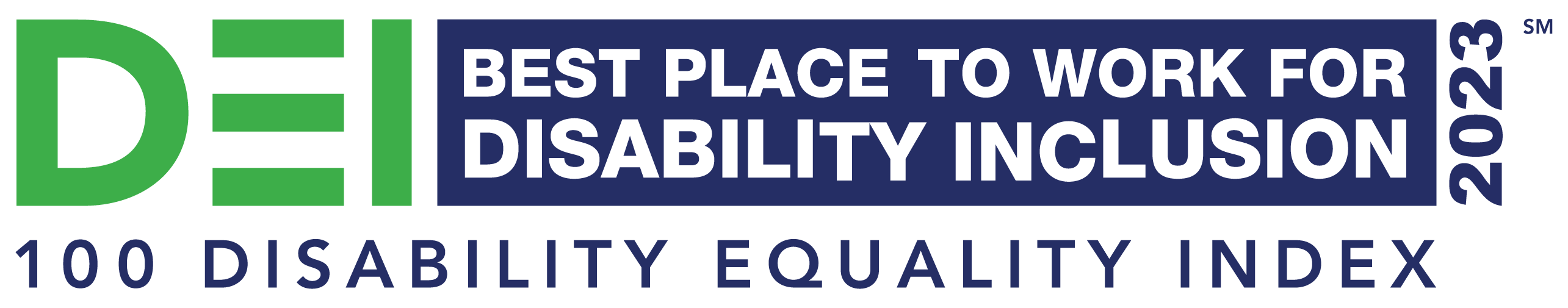100 % Disability Equality Index, einer der besten Arbeitgeber bei der Integration von Menschen mit Behinderungen2022